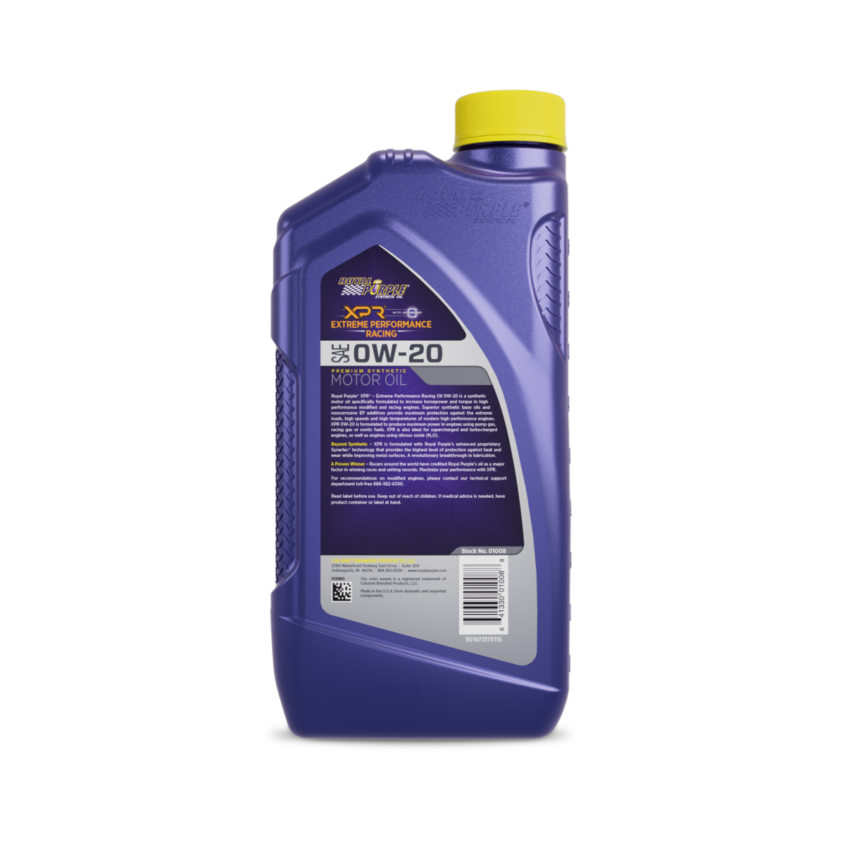 Royal Purple 1qt Xpr 0w 20 Back 1500 Lowres Transparent 01008