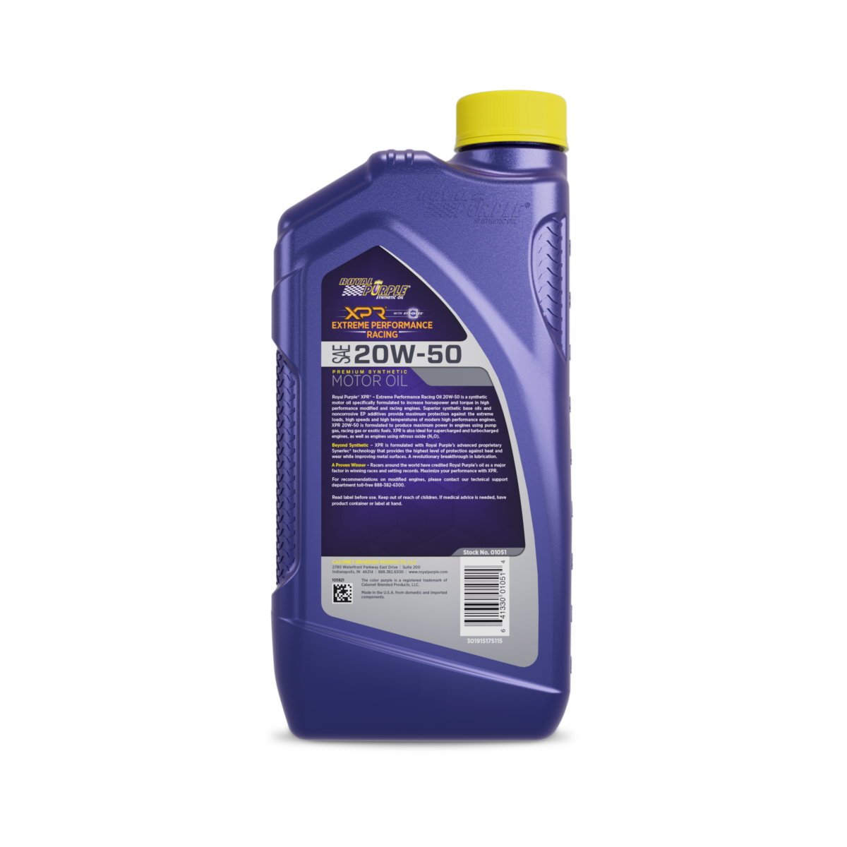 Royal Purple 1qt Xpr 20w 50 Back 1500 Lowres Transparent 01051