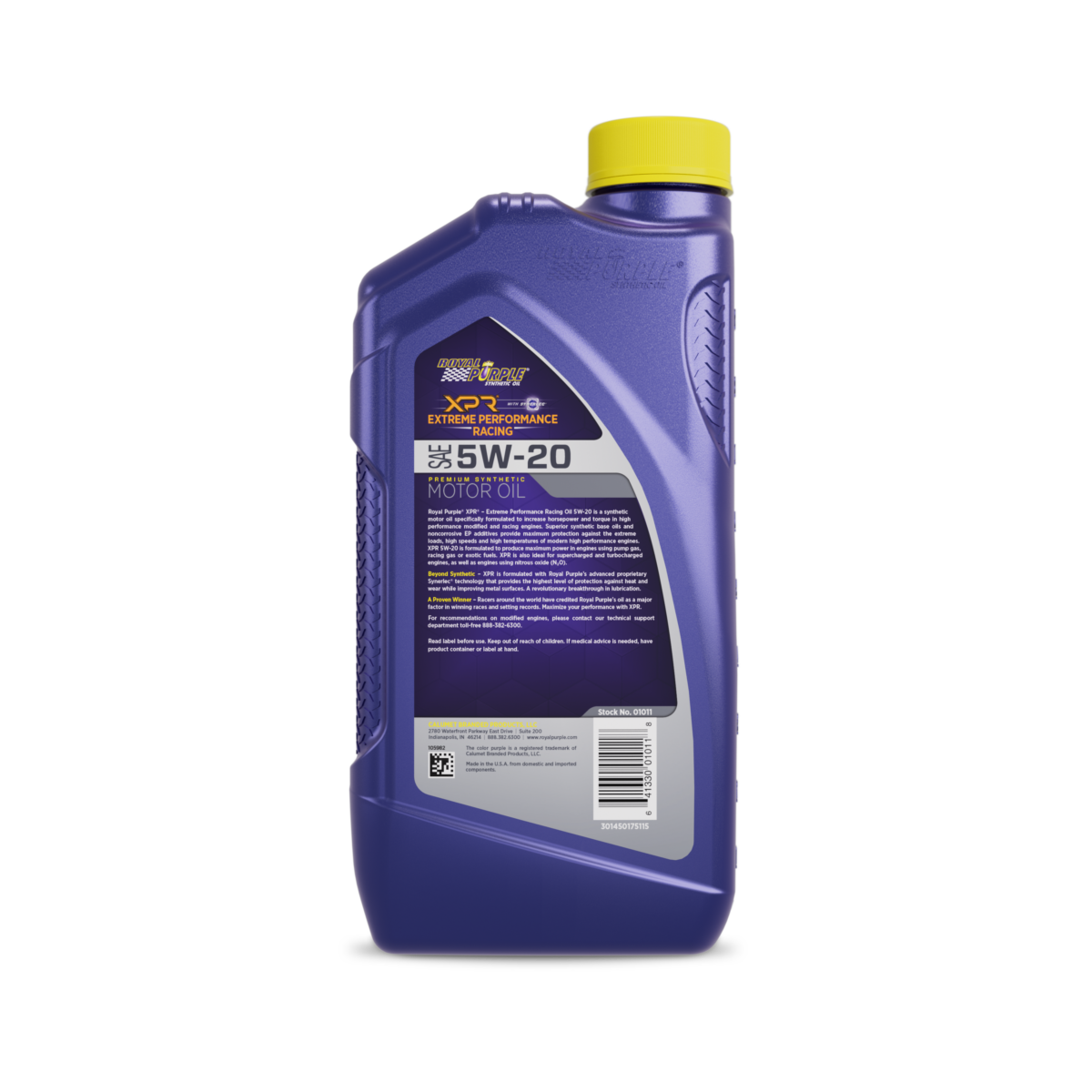 Royal Purple 1qt Xpr 5w 20 Back 1500 Lowres Transparent 01011