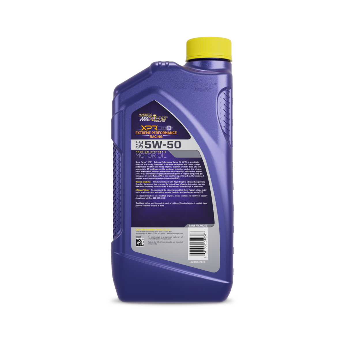 Royal Purple 1qt Xpr 5w 50 Back 1500 Lowres Transparent 01052