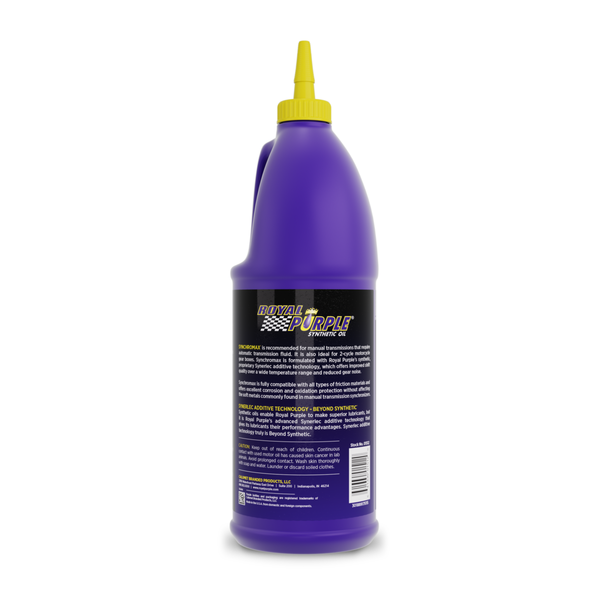 Royal Purple 1qt Syncrhomax Back 1500 Lowres Transparent 01512